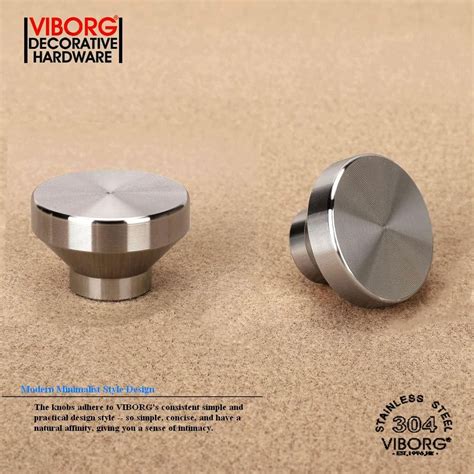 viborg stainless steel cabinet knob|(4.